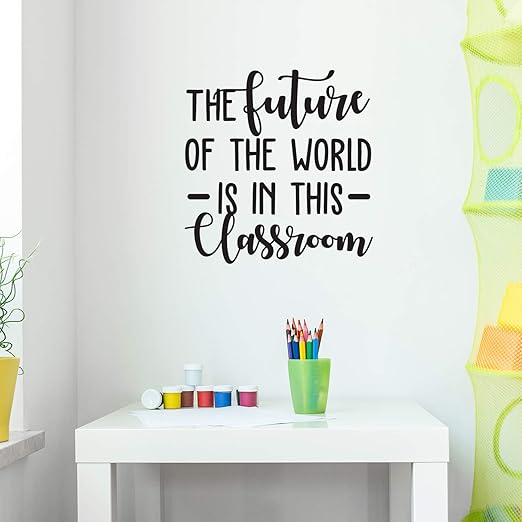 Amazon Com Vinyl Wall Art Decal The Future Of The World Is In