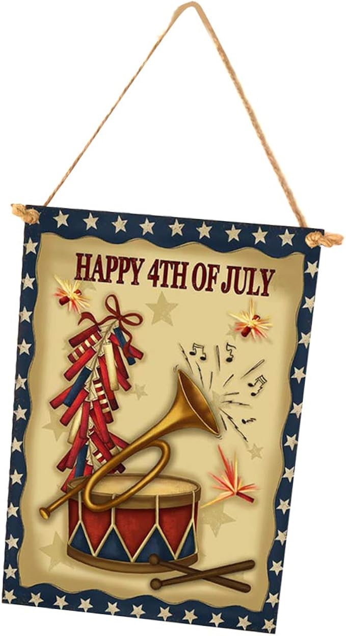 Amazon.com: FLAMEER 12 X 8.7 Wood Plaque, Hanging Wooden Plaque with