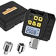 TAGVIT 1/2” Drive Digital Torque Adapter, 12.54-250.8 Ft-lb/17-340 Nm Digital Torque Adapter Set with 3/8" and 1/4" Adapters, Buzzer & LED Flash Notification for Motorcycle Car Repair
