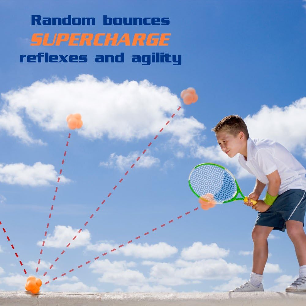 Hi-Bounce Reaction Ball Agility Trainer by Crown Sporting Goods (Pink), 2.75 : Sports & Outdoors