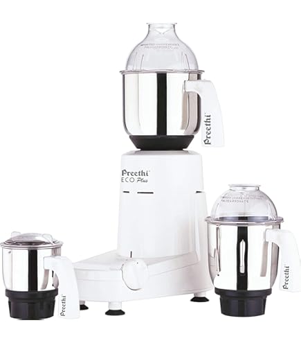 Amazon.com: Preethi Steele Mixer Grinder with Turbo Vent and