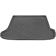 Mallofusa Cargo Liner Rear Cargo Tray Trunk Floor Mat Compatible for Toyota Land Cruiser Prado 2003 2004 2005 2006 2007 2008 2009 J120 Series Black