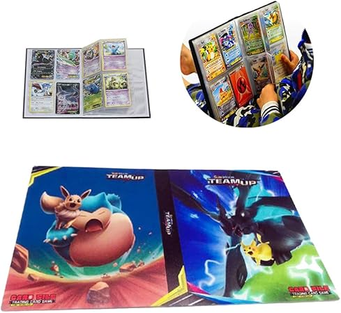 Amazon カードホルダーコレクション ハンドブック トレーディングカードアルバム ポケモン用 最大240枚のトレーディングカードを収納 イーブ マルチゲームセット おもちゃ