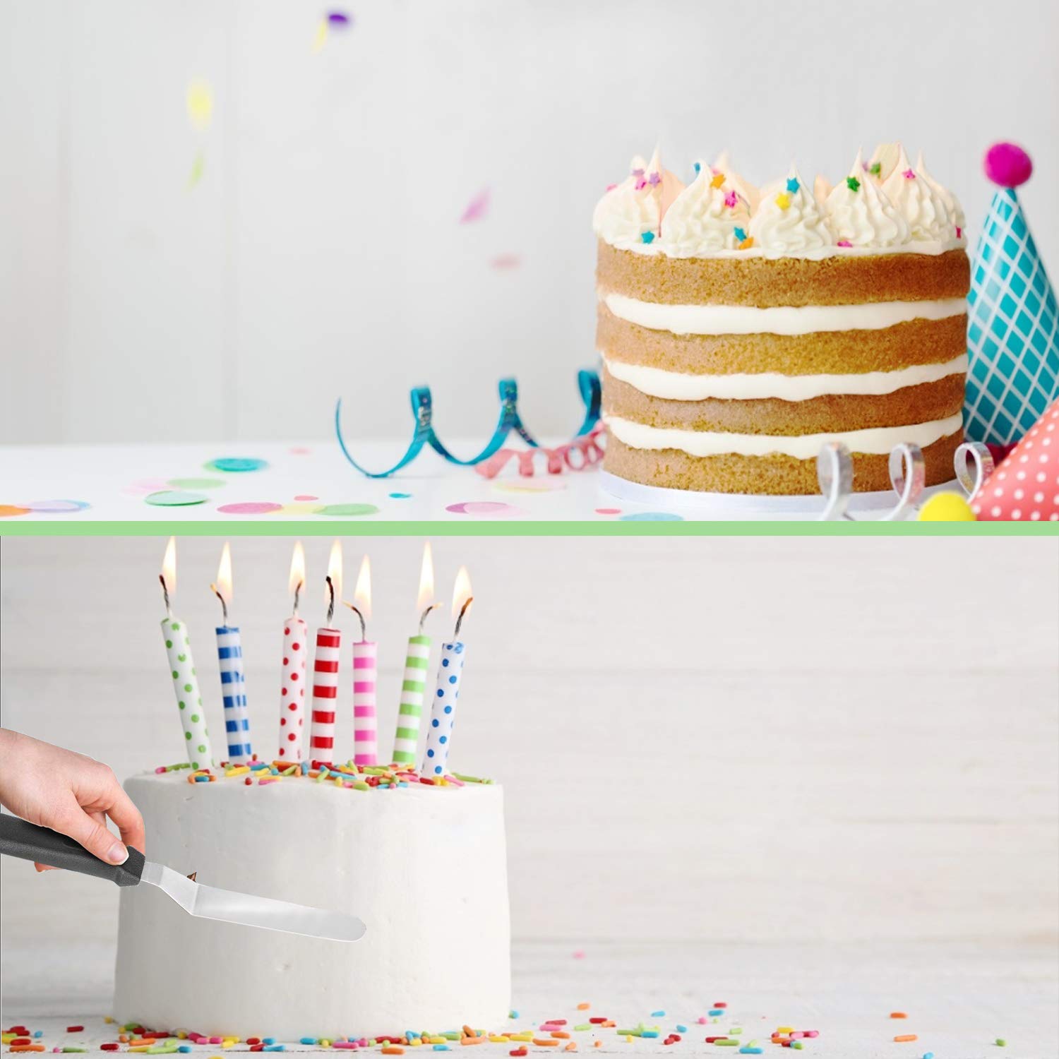 gd In Douilles Poches Qinfox Plateau A Gateaux Deco Diy Kit De Patisserie 106pcs Pour Glacage Spatules Et Cornes Etc Patisserie Outils De Modelage