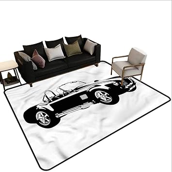 Amazon Com Cars Floor Mat Entrance Doormat 80 X 120 Sports Car
