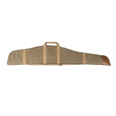 Tourbon Jagd Leinwand & Leder Gun Tragetasche 132,1 cm Weich Gepolstert Zielfernrohr Fall