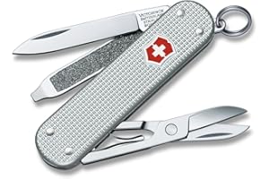 Victorinox Swiss Army Classic Pocket Knife (Silver Alox)