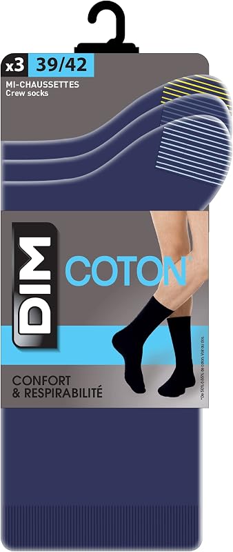 chaussettes Coton Style Mix&Match Confort et respirabilité , para Hombre