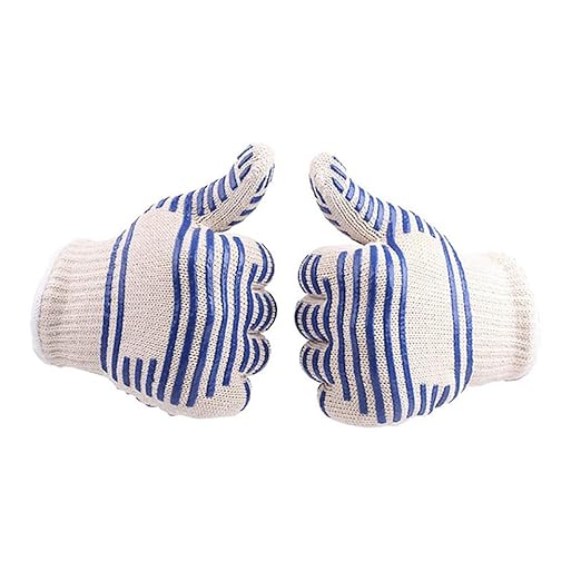 YGD Guantes para Barbacoa, Al Aire Libre/Cocina/Microondas/Alta ...