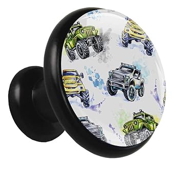 Kleiderschrank Knöpfe Cooles Wüstenauto Brustknöpfe Metall Moderne