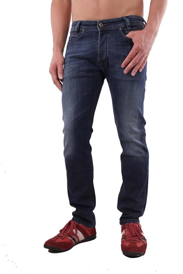 Diesel Iakop 0814W_Stretch Herren Jeans Hose Slim Skinny