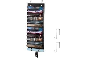 Frjjthchy Playmats Tube Storage Bag for 12+1 Game Mats – Portable Playmats Case with Transparent PVC Slots，Hanging Playmats Holder with 2 Hooks