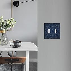 Moslion Star Map Constellation 2-Gang Toggle Wall