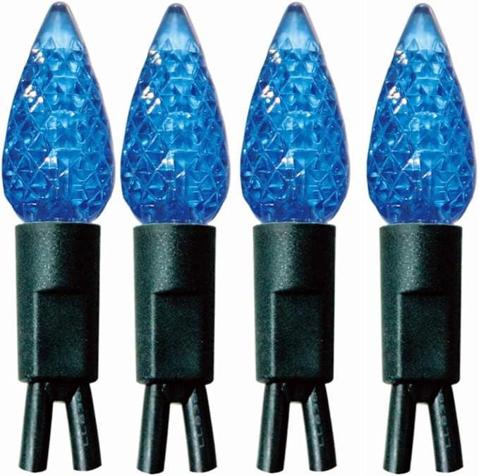 UL Listed 50 Count C6 Led Christmas Lights,C6 Strawberry