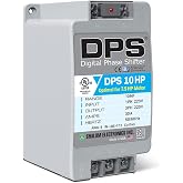 American DPS Digital Phase Converter 10HP, Single to 3 Phase, 30A 200-240V | For 7.5HP(5.5kW) 23A Motor, Input/Output 200-240V, UL-Listed, 1 DPS per 1 Motor Only, Easy Set Up, Digital Phase Shifter