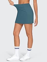 THE GYM PEOPLE Women's High Waisted Golf Skorts