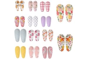 28 pcs printed hair clip,Non-Slip Wrapped Toddler Hair Clips Hair Accessories for Baby Toddlers Kids.