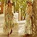 Women's Skirt,Neartime Chiffon Pleated Long Maxi Boho Dress Elastic Waist Skirts (M)