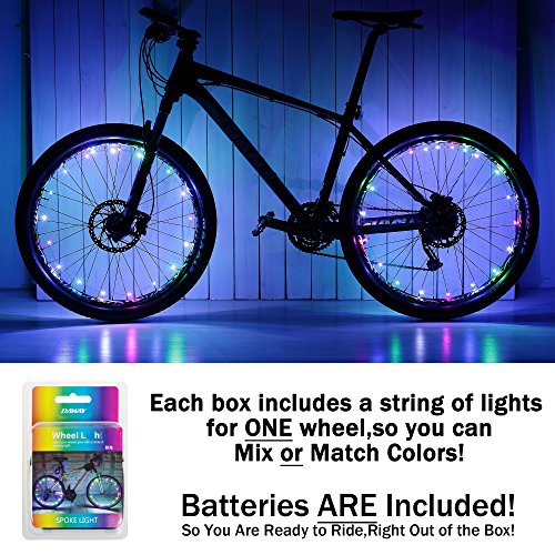 DAWAY Led Bike Wheel Lights A01 Waterproof Bright Bicycle Light Strip
