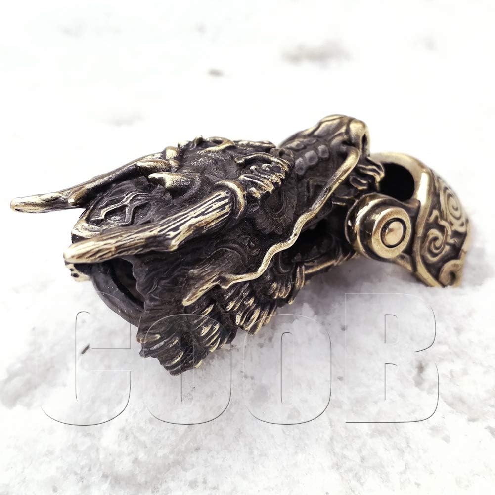 CooB EDC Hand-Casted Paracord Buckle Shackle Bead Dragon. Luxury Paracord Buckles Shackles Beads Locks for Cusom Bracelets Making 1pcs/Lot (Dragon) : Sports & Outdoors