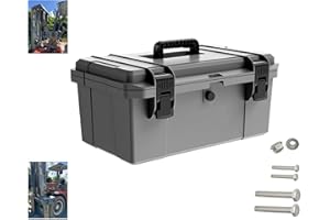Universal Tool Box Kit,Tractor Tool Box, Lockable,With Mounting Bracket,ATV, UTV, Truck, Utility Vehicle Universal Toolbox, C