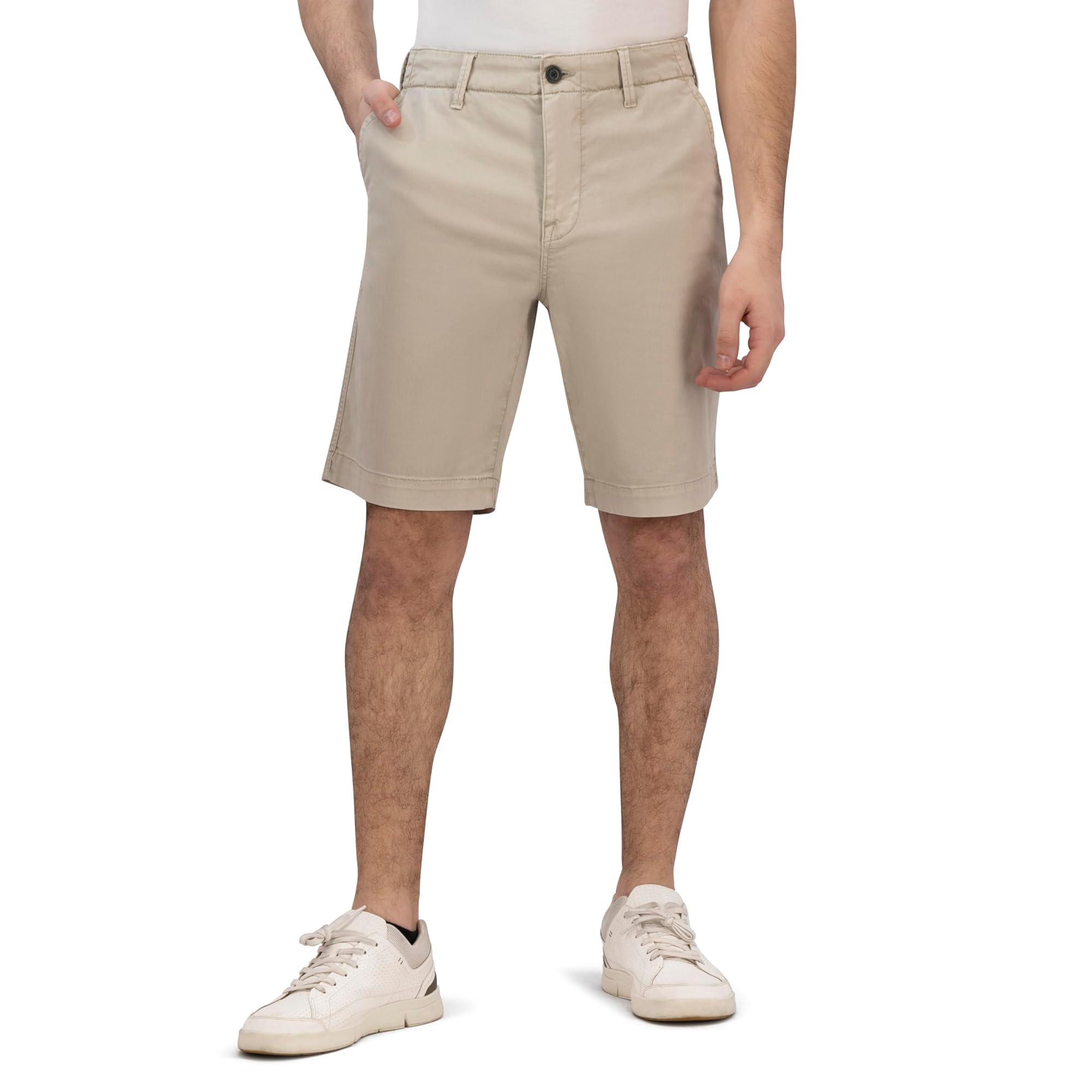 Lucky Brand Men’s 9″ Stretch Twill Short, Moonstruck