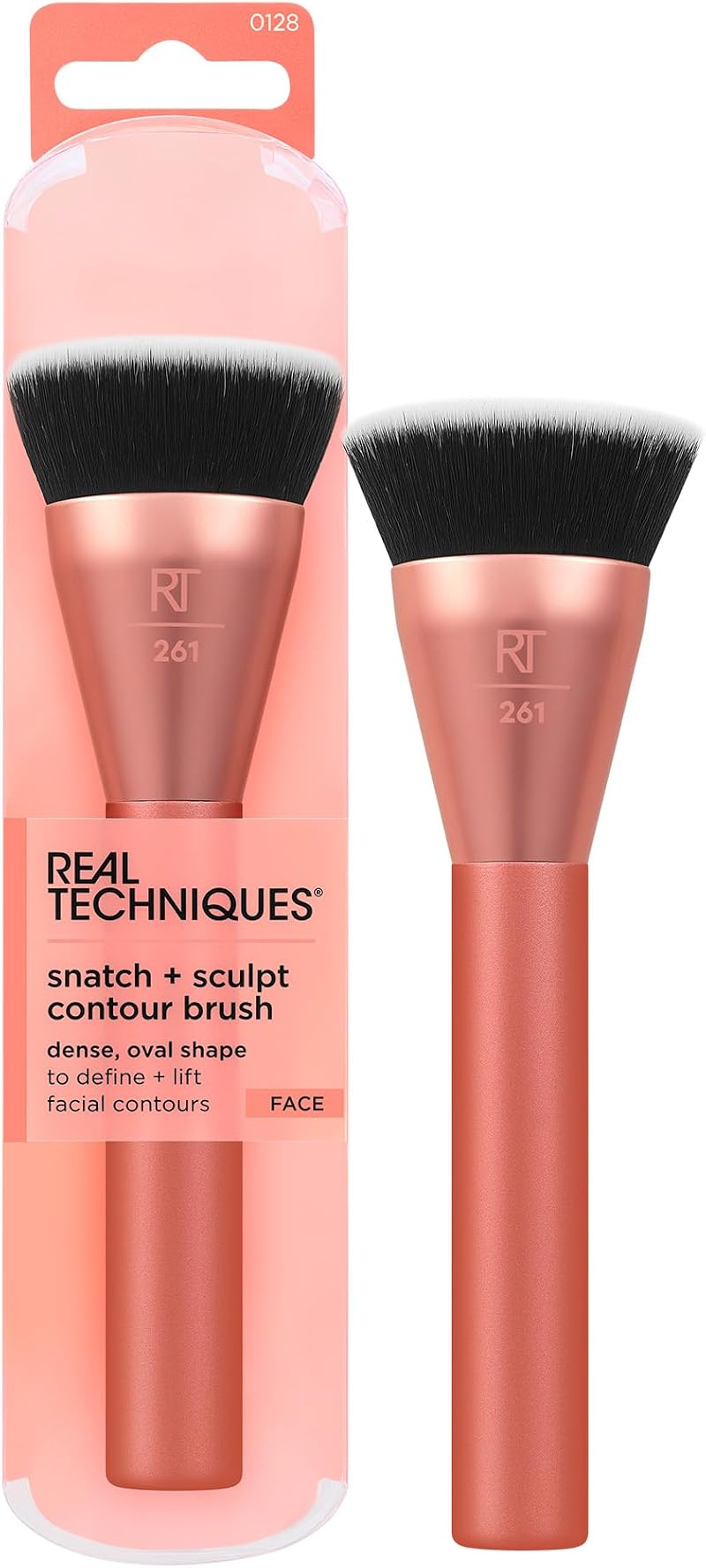 REAL Snatch + Sculpt Contour Brush, Flat Top Oval Head, 261