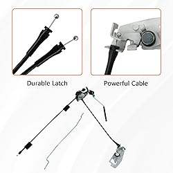 Blycorul Side Door Latch Assembly with Cable