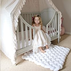 Wonder Space Knotted Braided Plush Mat, Baby Infant