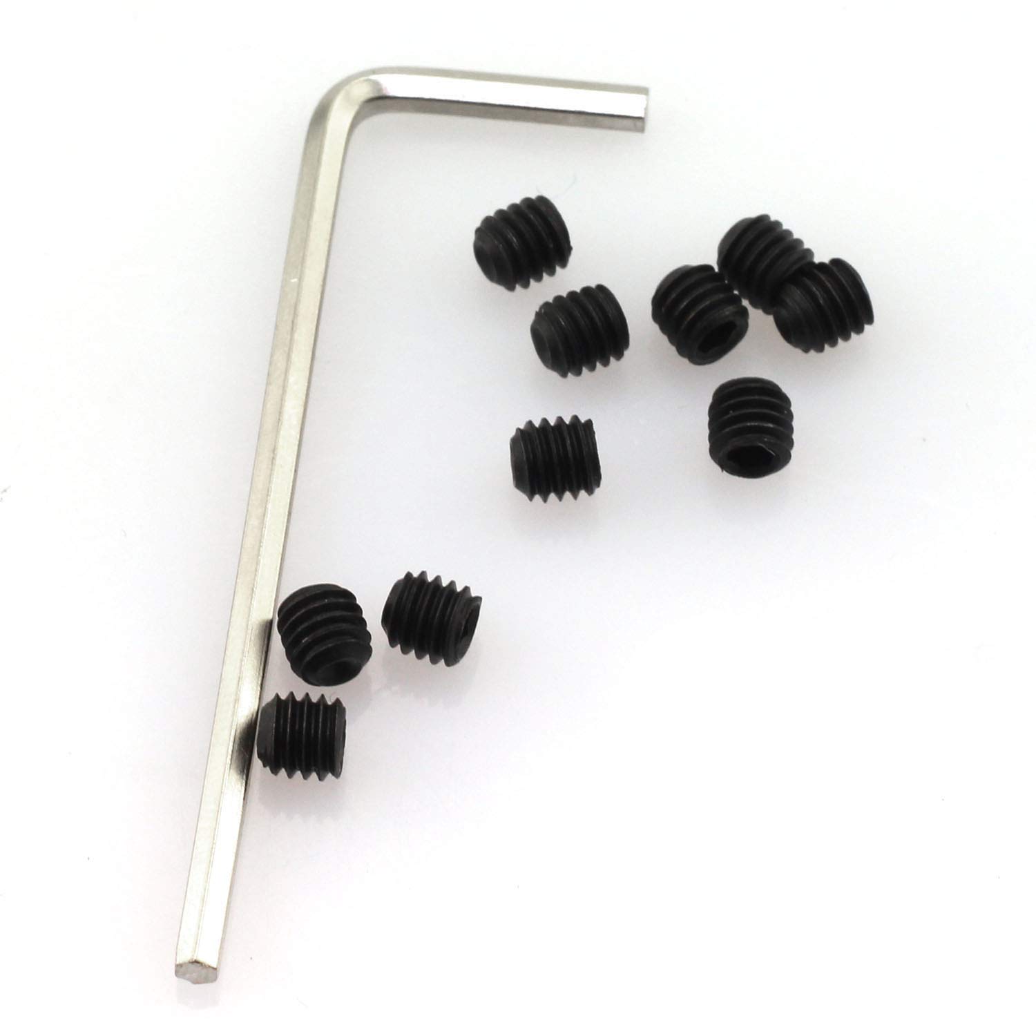1pc M4 L Shape Allen Wrench with 10pcs M4 Fastening Screws Hex Key Hand Tools