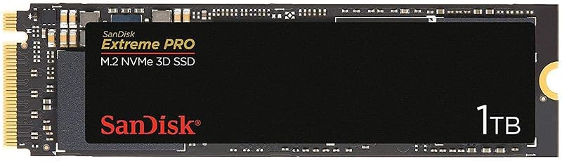 SanDisk Extreme PRO 1TB M.2 NVMe 3D SSD Black Up to 3400MB/s Fast