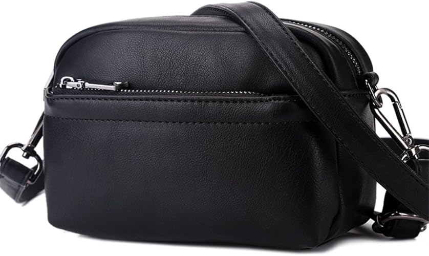 Amazon Angelo ショルダーバッグ メンズ ミニ 小さめ ショルダー 防水 Puレザー 小型バッグ カジュアル 肩掛け 斜めがけ ミニバッグ 人気 小物 収納 ワンショルダー お出かけ 軽量 Angelo シューズ バッグ