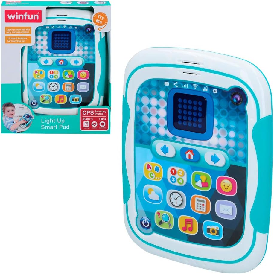 winfun - Interactive Lights and Sounds Tablet (46327), Multicoloured, Sencillo - Image 3