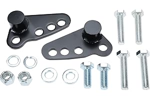 BTSHUB 1 Pair of 1-3 inches Rear Adjustable Slam Lowering Kit Compatible With Harley Touring Electra Glide Street Glide Road King 2002-2015, Motorcycle Drop Links Rear Lowering Blocks
