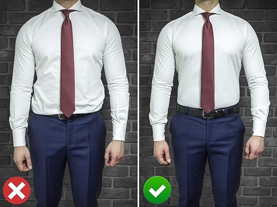 formal shirt belt