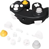 eXtremeRate White Repair ABXY D-pad Z L R Keys for Nintendo GameCube Controller, DIY Replacement Full Set Buttons Thumbsticks &amp; Tools for Nintendo GameCube Controller