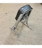 TCMT Detachable Rear Sissy Bar Backrest For Harley Softail FLST FLSTN – Chrome/Black