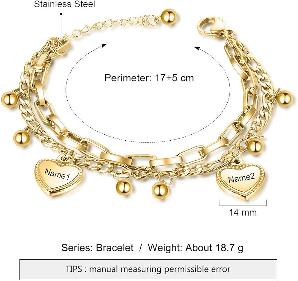 engraved bracelets for girlfriend