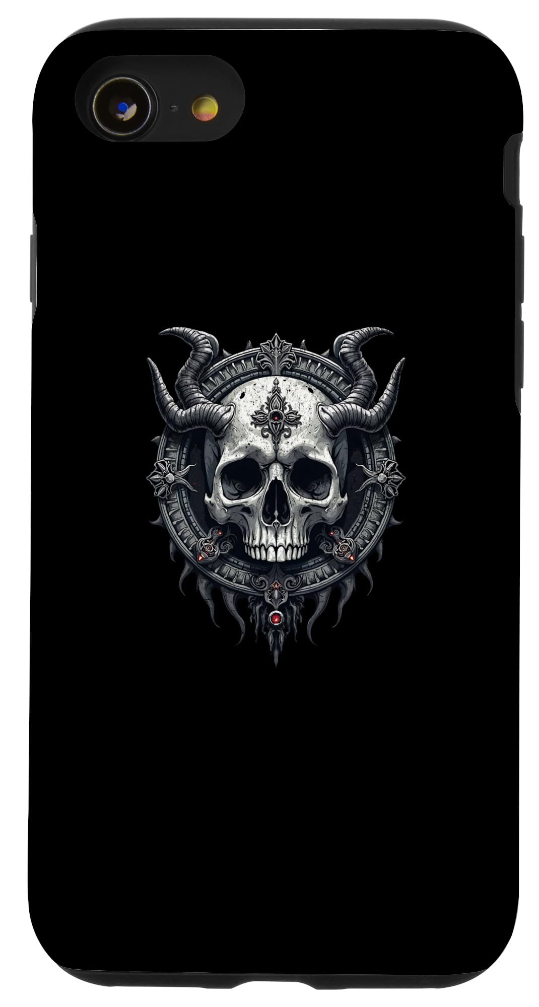 iPhone SE (2020) / 7 / 8 Devil Skull Goth Death Satanic Occult Satan Unholy Horror Case