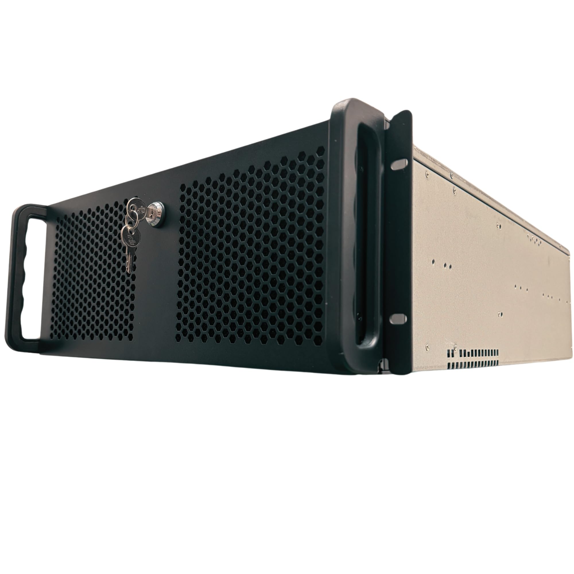 4U Server Chassis, Rackmount Server Case; 15x Hard Drive Bays, E-ATX/CEB/EEB/ATX Motherboard; Fan: Front 3X 120mm, Mid 3X 120mm, Rear 2X 80mm; Front Panel Lock; Size:16.8X 7.0X 25.0