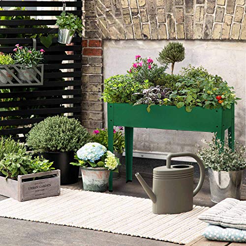 Raised Garden Bed for Vegetables Elevated Planter Box with Legs Outdoor Patio Flower Herb