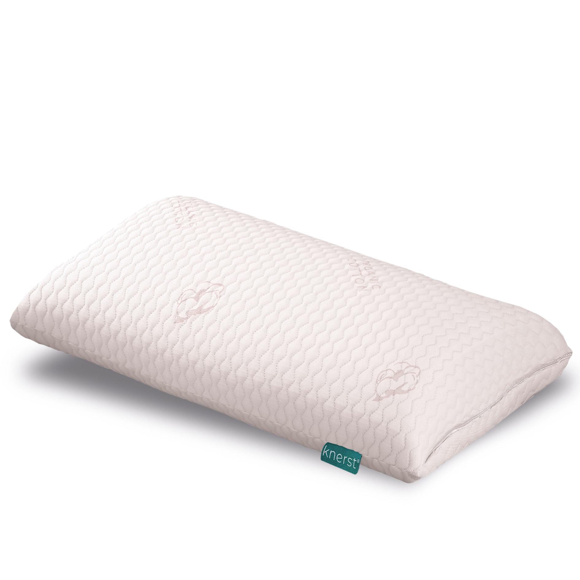 KNERST® Nackenkissen - Orthopädisches Kissen für ultimativen Komfort in jeder Schlafposition - Nackenstützkissen - Memory Foam Kissen - ergonomisches Kopfkissen [Höhe 9cm] - für Bezüge 40x80cm