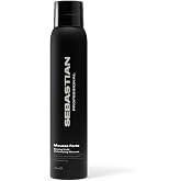 Sebastian Professional Mousse Forte | Strong-Hold Hair Styling Mousse | Volume, Body-Boosting for Curls &amp; Waves with Heat Protection | 6.7 fl oz