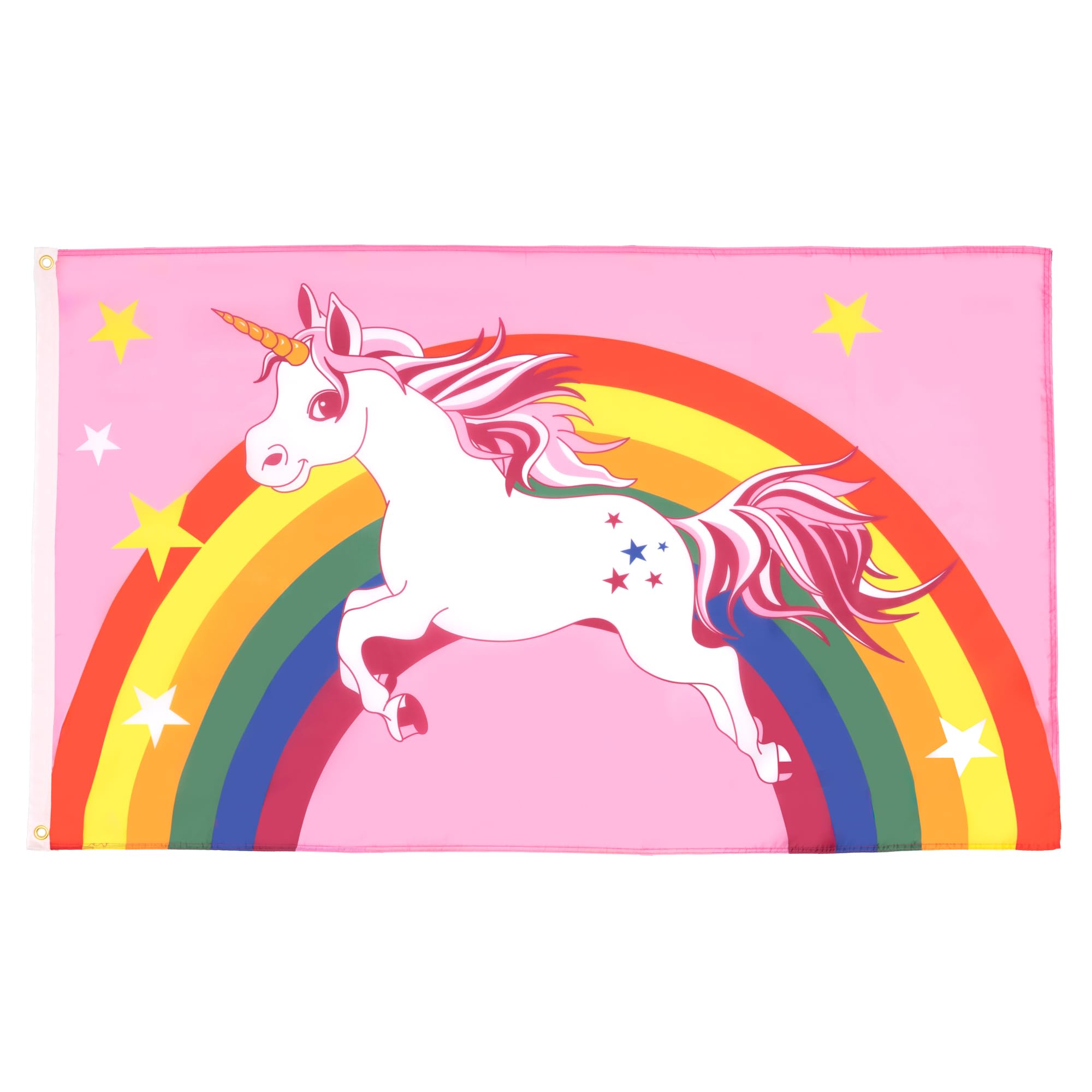 AZ FLAG - Unicorn Rainbow Flag - 2x3 Ft - 100D Polyester Lgbt Banner with Two Metal Grommets - Fade Resistant - Vivid Colors - 2' x 3' Feet - 90x60 Cm