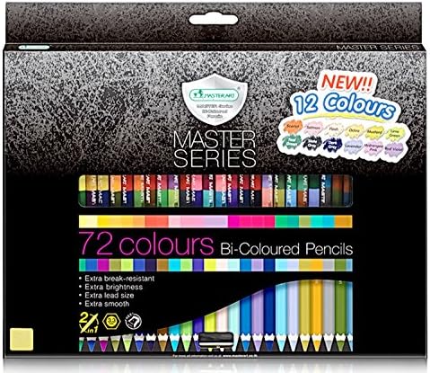 Colored Pencil 72 Colors 36 Pencils Set Master Art Master Series