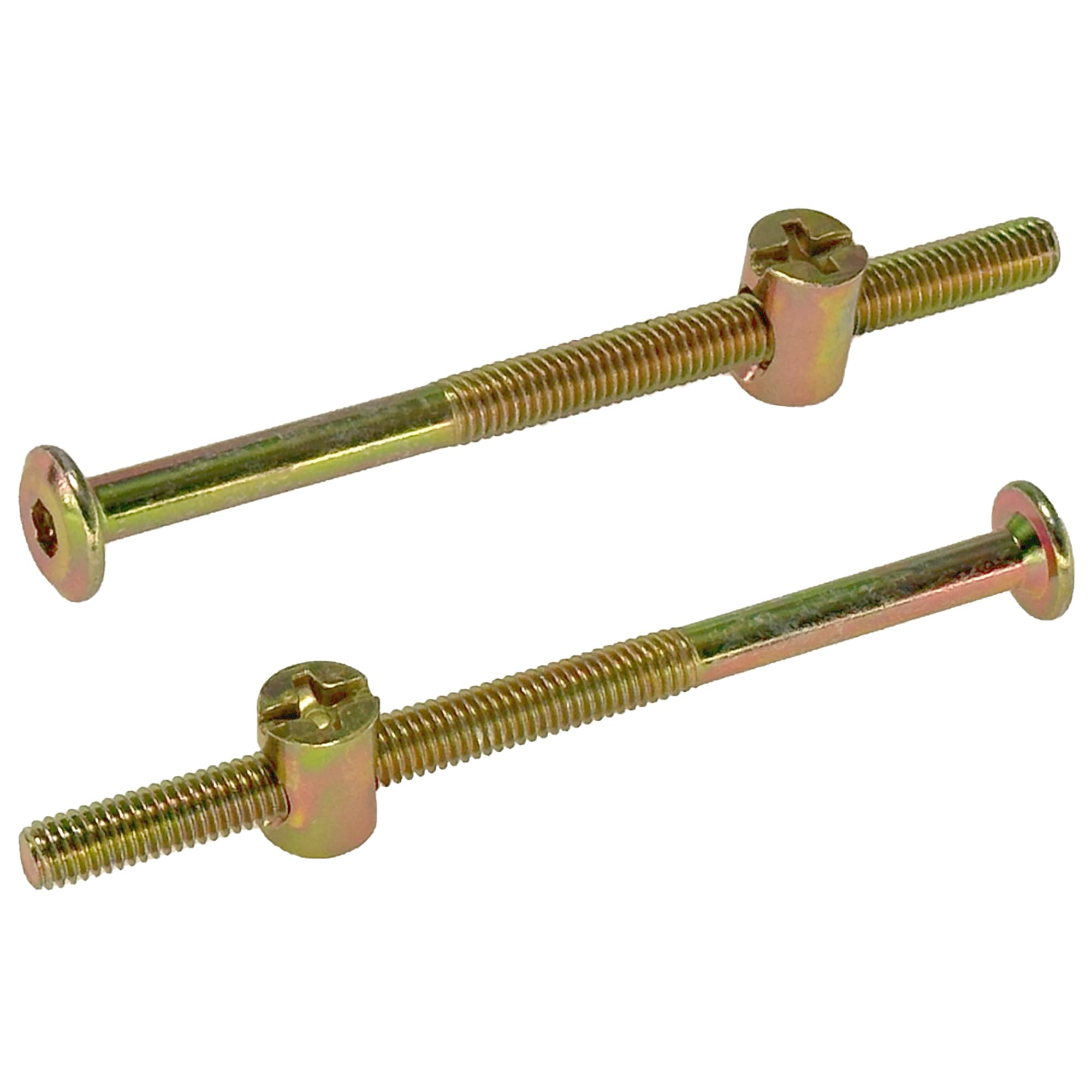 10-Set M6 Furniture Bolt and Nut Kit, Hex Socket Bed Bolts, Screws, and Nuts (90mm) — image 1