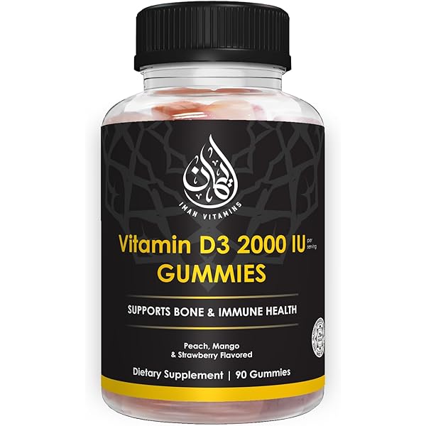 Amazon.com: Iman Vitamins Halal Omega 3 6 9 + DHA Gummies for