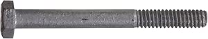The Hillman Group 811593 - Tornillo Hexagonal Galvanizado Por Inmersión En Caliente, 3/8 Pulgadas X 5 Pulgadas, Paquete De 50 Unidades
