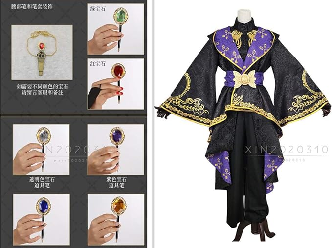 Amazon ディズニー ツイステッドワンダーランド ツイステ 式典服 全員 コスプレ衣装 筆色選び自由 ウィッグ 靴別売り コスチューム 変身 仮装 ステージ服 舞台 ハロウィン クリスマス コスプレ 仮装 通販