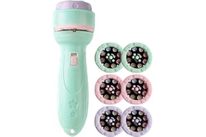 Projector Torch Flashlight, 6 Slide 40 Patterns Kids Flashlight Projector, Early Educational Intelligent Cartoon Story Projec